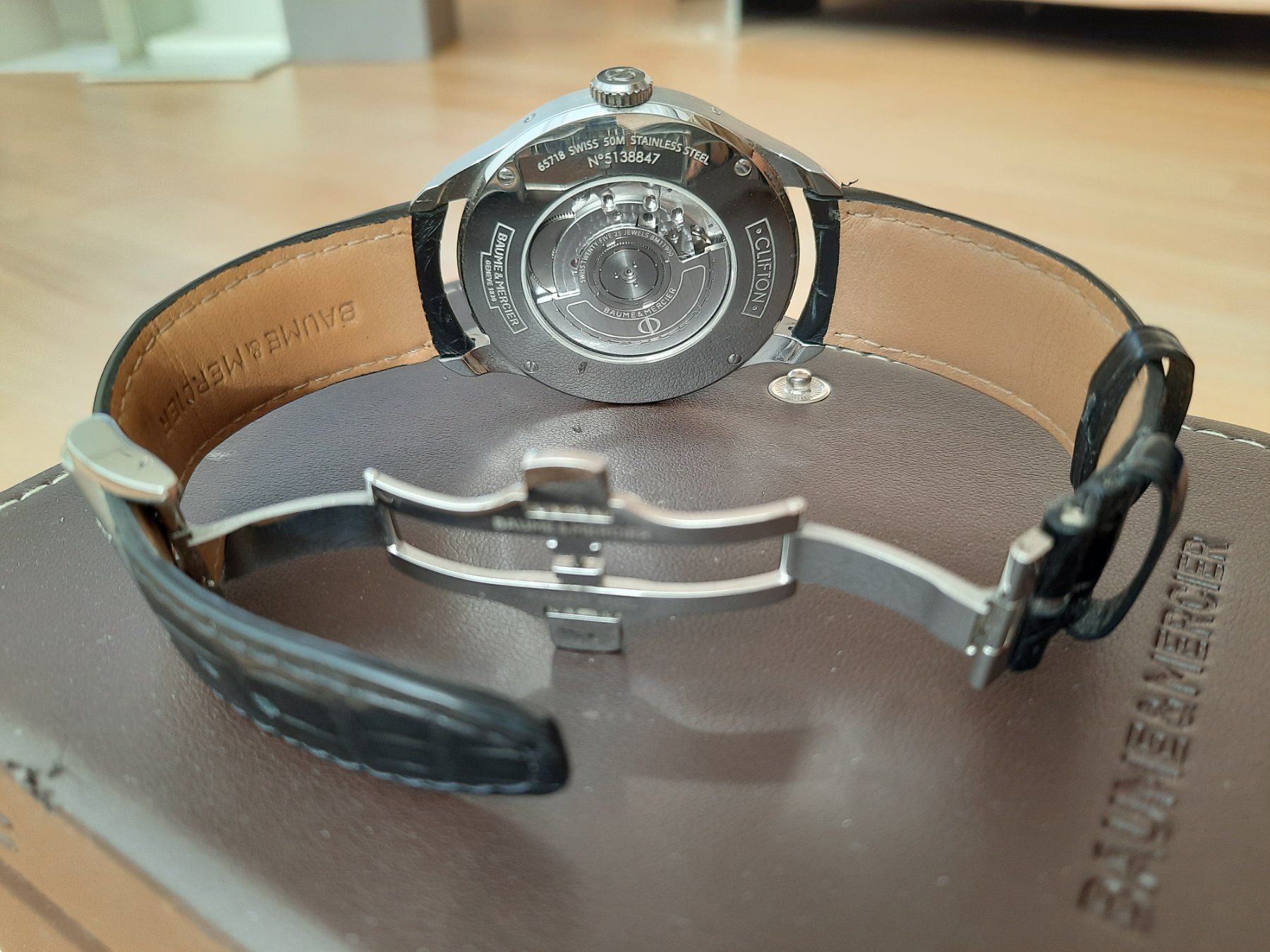 Baume & Mercier Orologi: Baume & Mercier Clifton Automatic Moonphase MOA10055 FullSet – Nuovo (secondo la descrizione) da Tennwil venduto da Zetti07 8