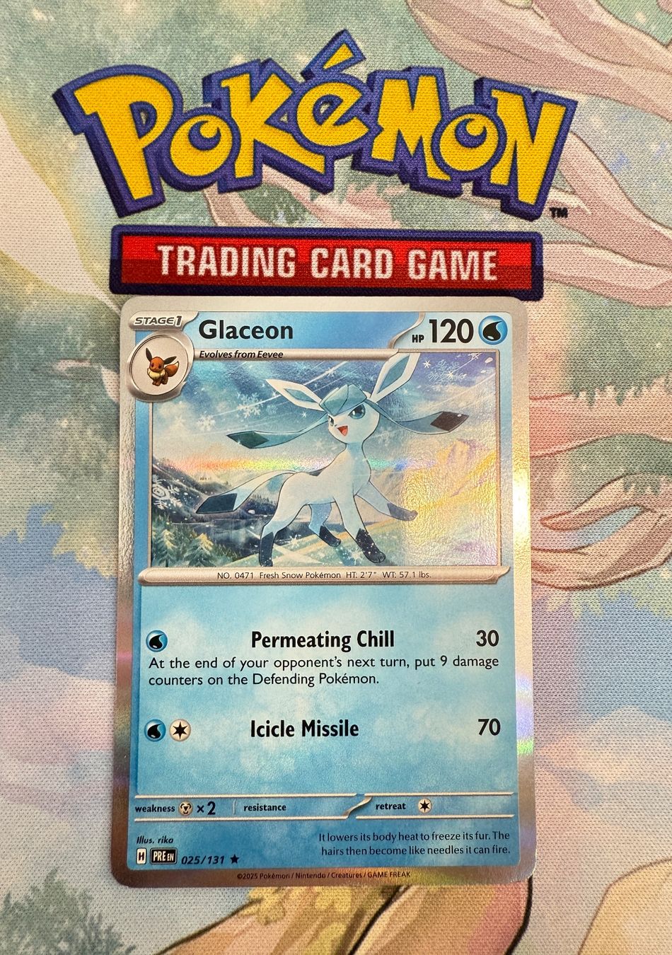 Cartoline: Glaceon Holo Prismatic Evolutions 025/131 – Nuovo (secondo la descrizione) da Sempach venduto da R-G