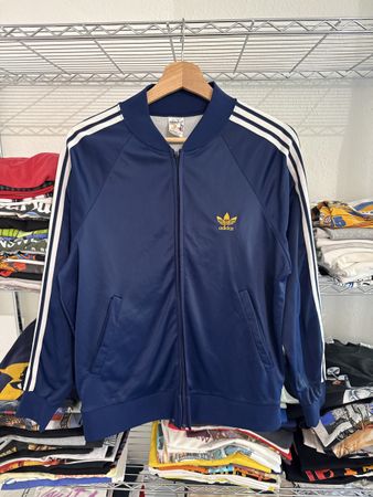 80’s Vintage Adidas Ventex Tracktop Size M Made in France 
