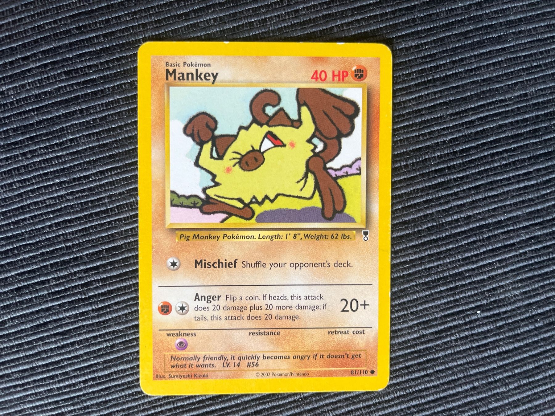 Pokémon Carte collezionabili: Pokemon Mankey Non Holo Legendary Collection – Usato da Wabern venduto da Collectfun