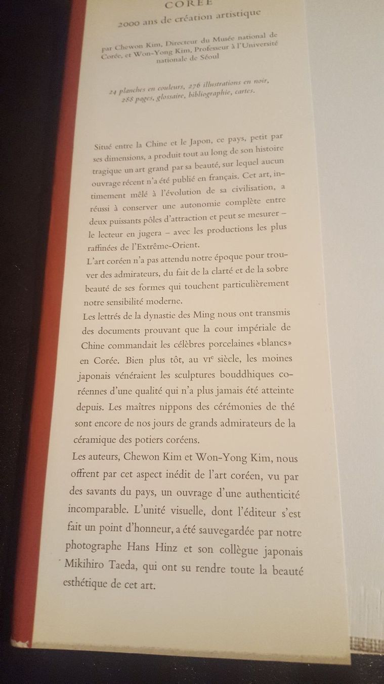 Libri: Corée 2000 Ans de Creations artistique – Usato da Remetschwil venduto da Privatflohmi 2