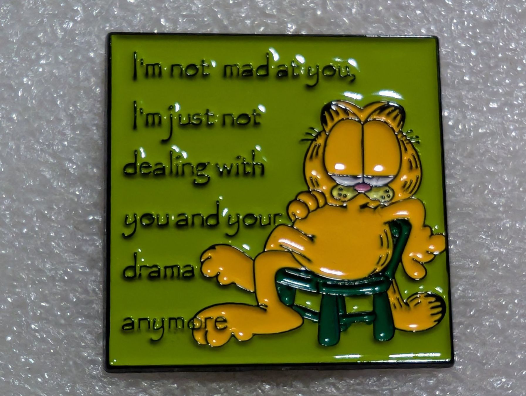 Placchette & Badge: Ansteckpin 105: Garfield – Usato da Oppligen venduto da Pin-Fall-Shop