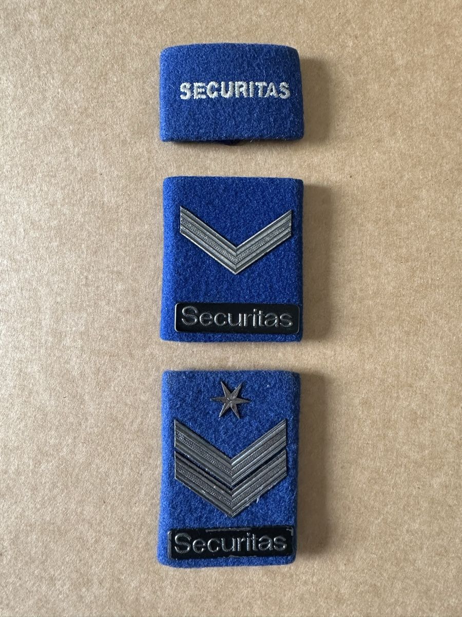 Schweizer Armee Placchette & Badge: Securitas gradabzeichen – Nuovo e nell'imballaggio originale da Castione venduto da DWNL