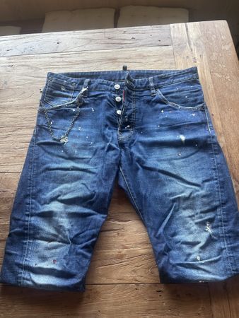 Dsquared2 dunkelblau mit Kette