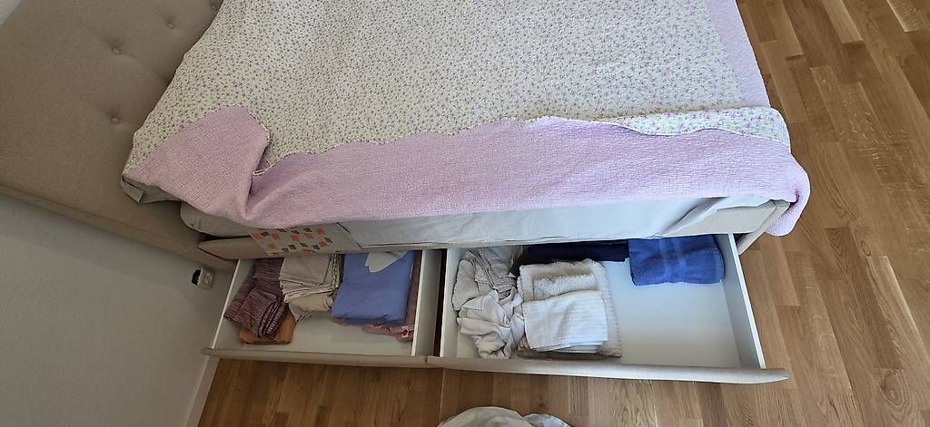 Lits: Letto matrimoniale con cassetti – D'occasion à Marly par cla_2pt9 2