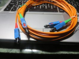 Fiberoptic Suhner 3m Kabel(Lichtleiter)