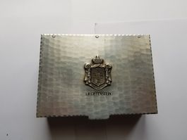Boîte à cigarettes métal et bois  marque SIGG
