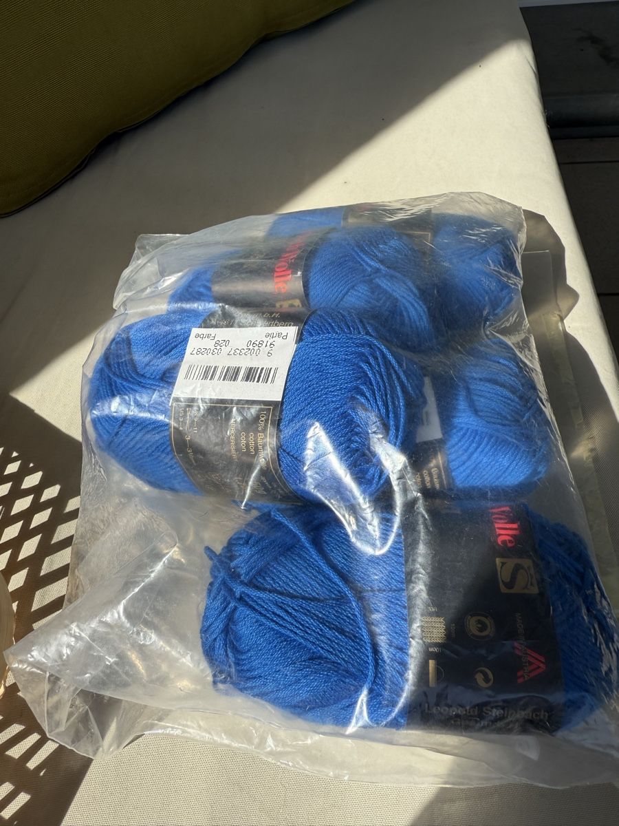 Lana: 100% Baumwolle blau 250g – Nuovo (secondo la descrizione) da Mörschwil venduto da Seegurke18 2