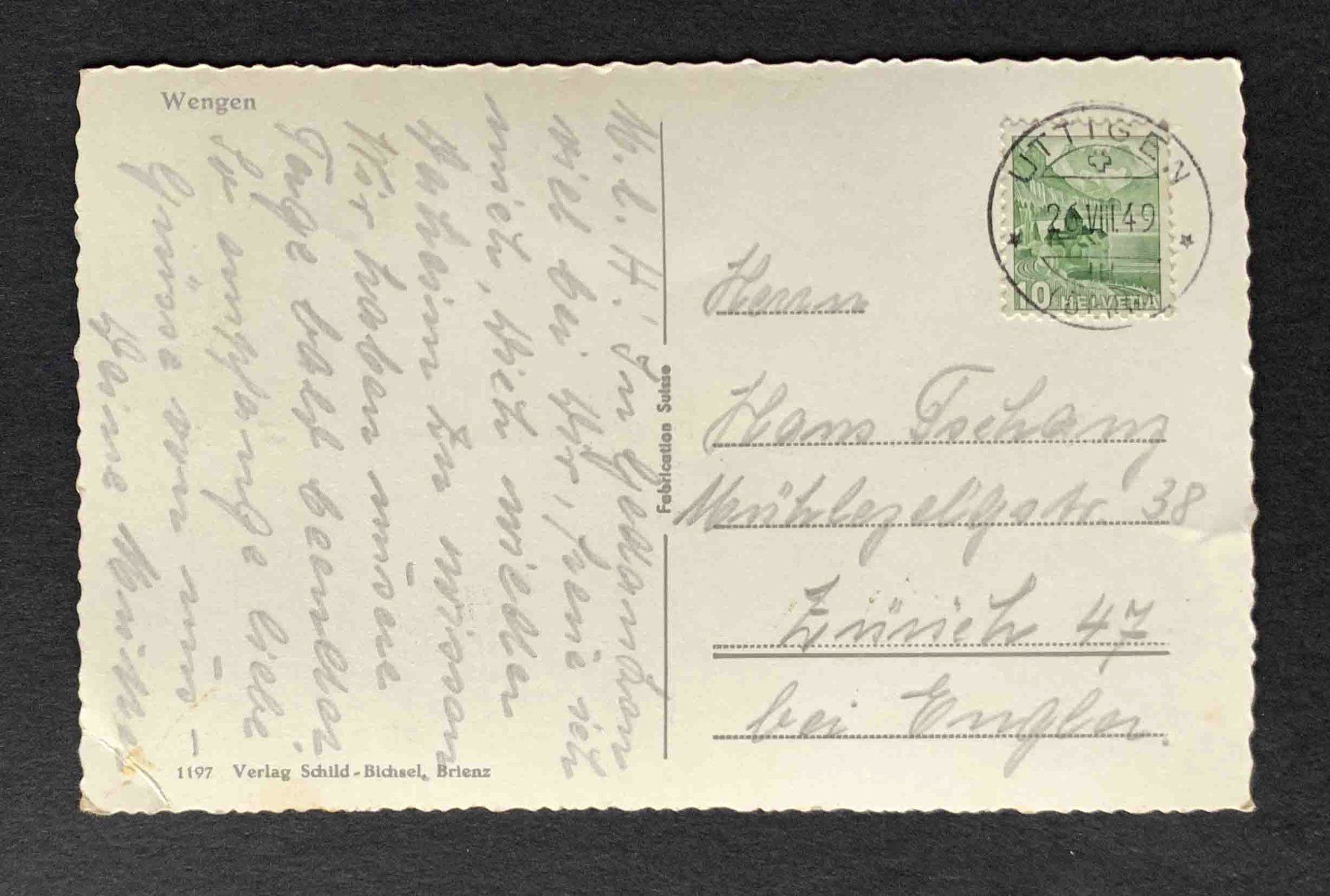 Cartes postales: AK Wengen – D'occasion à Goldau par artelier1 1