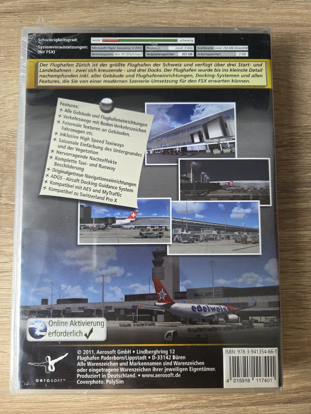 Giochi: Mega Airport Zurich 2012 for Flight Simulator X - PC - NEW – Nuovo e nell'imballaggio originale da Carouge GE venduto da Franllo 1