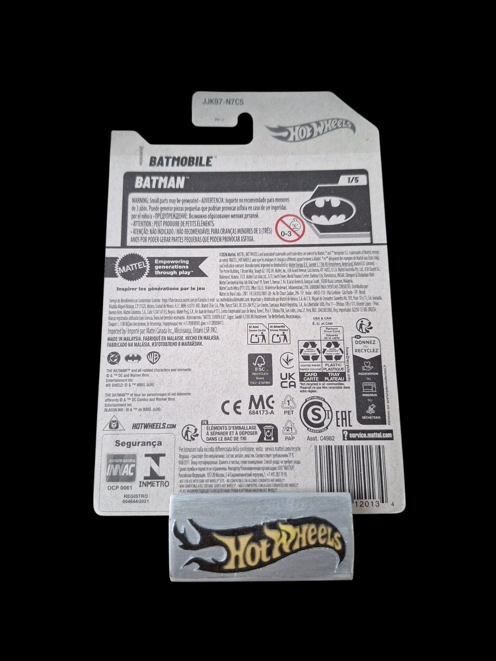 Hot Wheels Modellini d'auto: Hot Wheels Batman 2026 Batmobile 1/5 L – Nuovo e nell'imballaggio originale da Adlikon venduto da Mmartin0 1