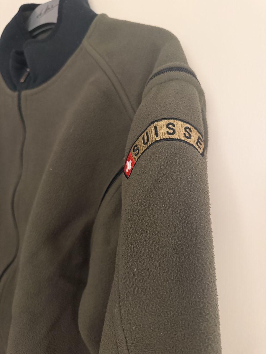 Schweizer Armee Giacche: Schweizer Armee Fleecejacke Gr. M – Usato da Niederglatt ZH venduto da vul_v86c 2