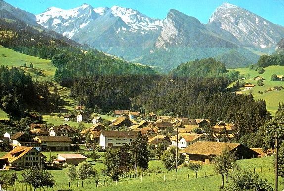 Cartoline postali: OEY im Simmental, Winterhorn – Usato da Jona venduto da philajona