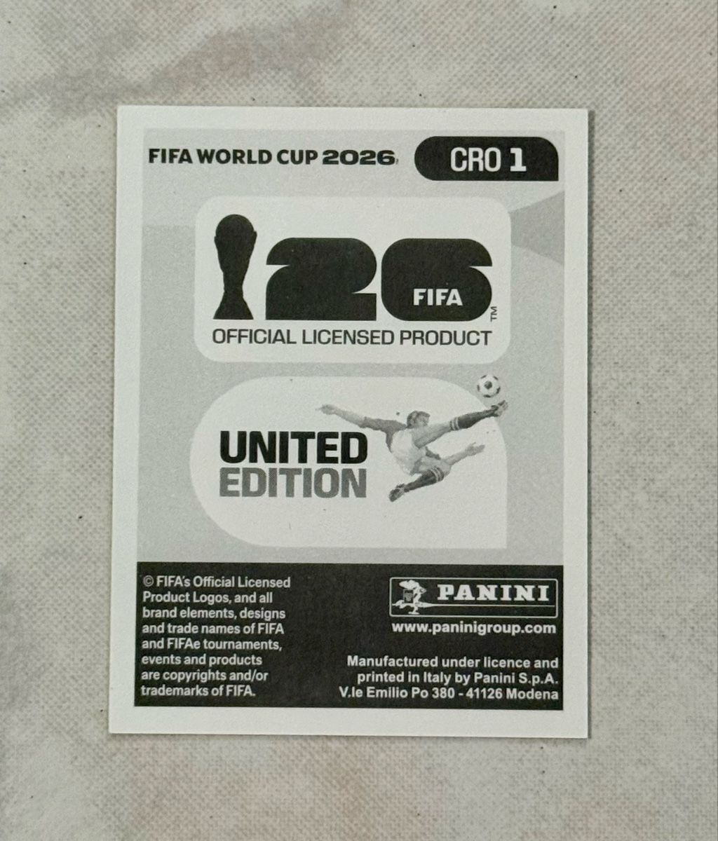 Panini Carte collezionabili: Panini WM 2026!!! CRO 1 – Nuovo (secondo la descrizione) da Oberentfelden venduto da NunoLouro 1