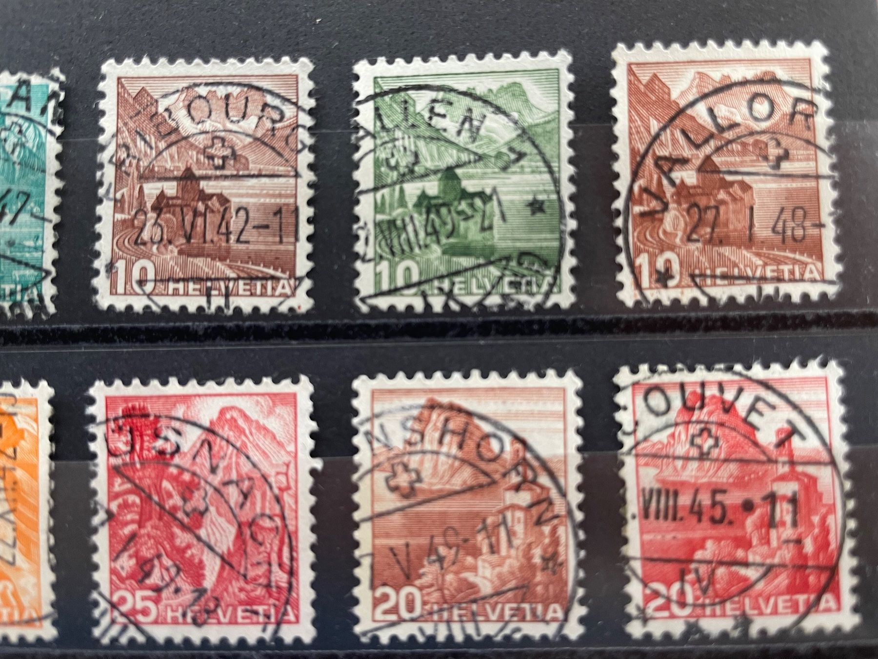 Tutti i francobolli: Oblit. luxe, 1.- le timbre. – Usato da Sonceboz-Sombeval venduto da Comment2 3