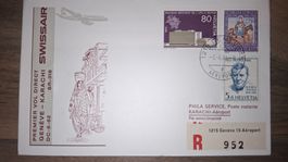 Swissair Geneve - Karachi 03.04.1971