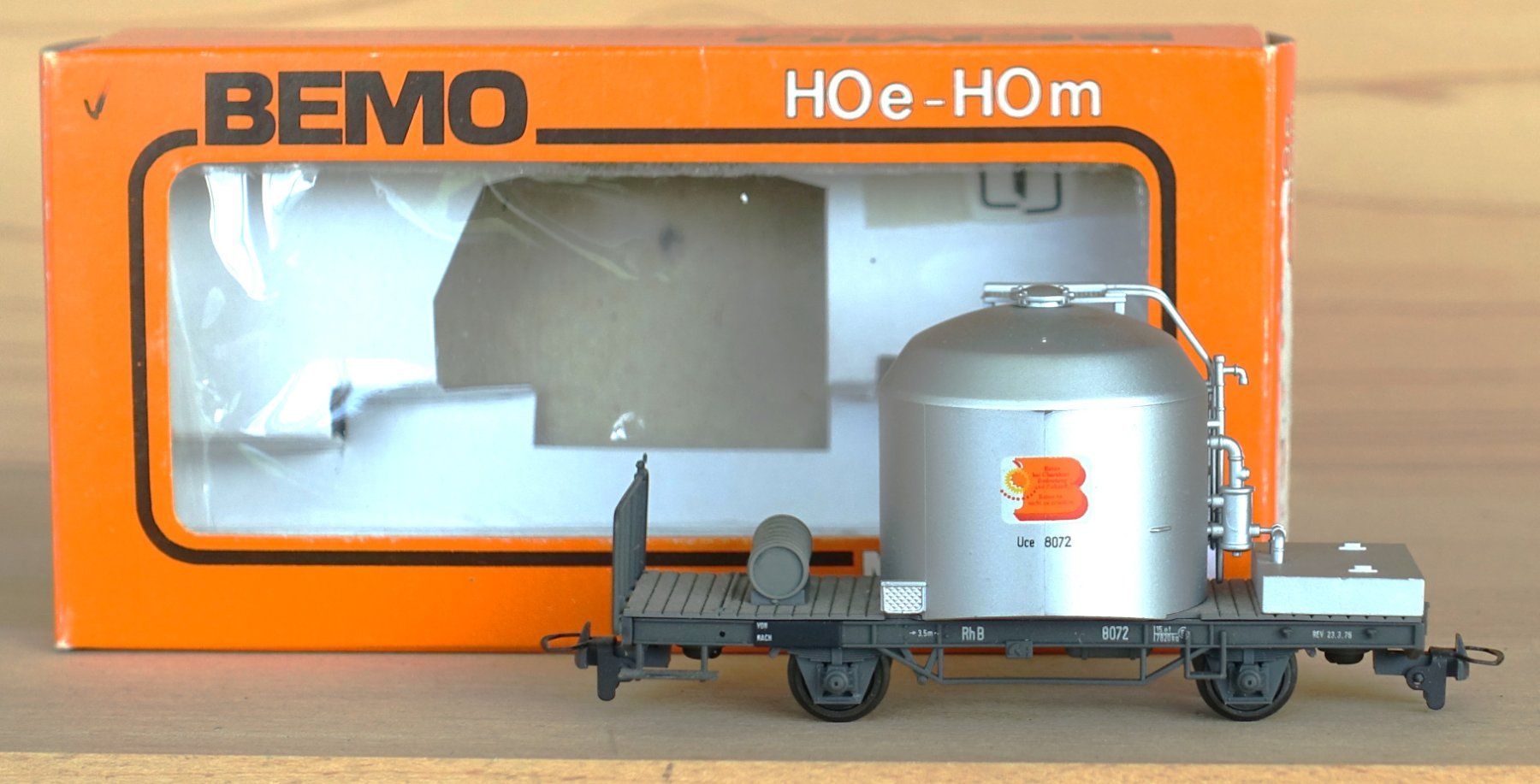Bemo Modellini di ferrovie: RhB Uce 8072. Bemo Art. 2253. DC. – Usato da Horw venduto da SwissSteamMemories 1