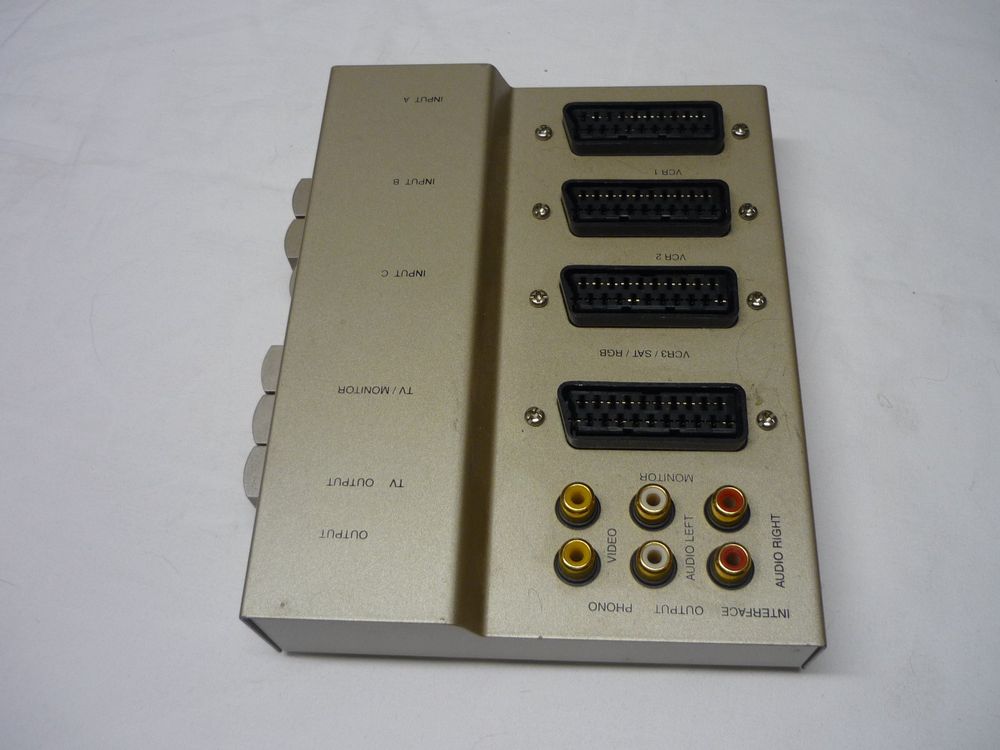 Manual Scart Management VHS DVD TV Video Scart Cinch (Gebraucht) in ...