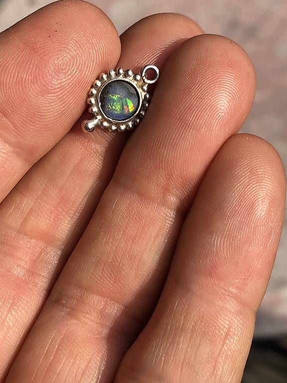 Ciondoli: Silberanhänger mit Boulder Opal – Usato da Wigoltingen venduto da SANDROPAL 2