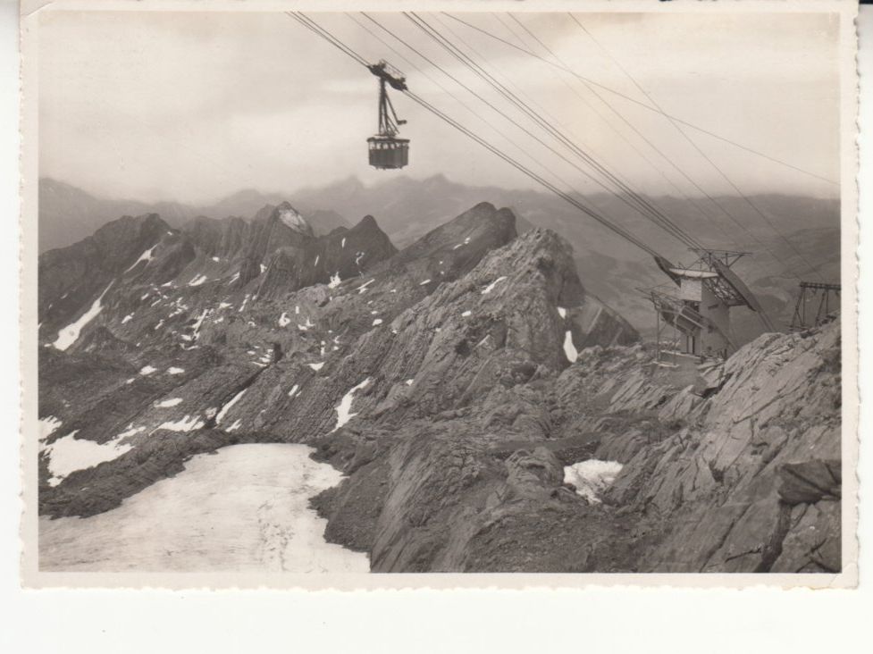 Ansichtskarten: Säntis Stütze 3 ca. 1940 – Gebraucht aus Bürglen TG von StampGraf