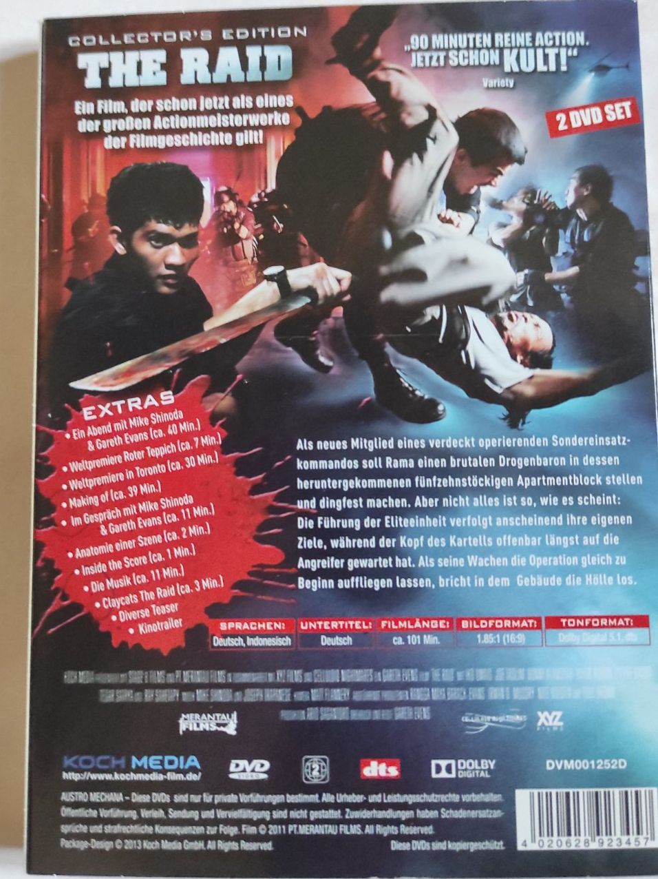 Tutti i DVDs: The Raid Collector's Edition DVD 2 Disc Set – Usato da Winterthur venduto da Blacknero 1