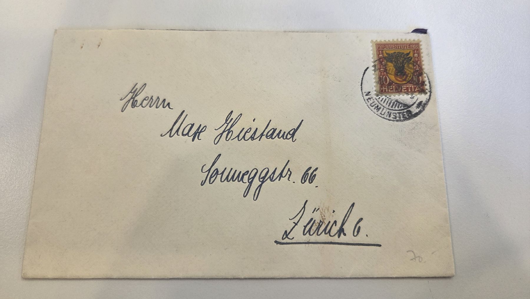 Tutti i francobolli: 1918 Pro Juventute Brief 10 Rp. Uri – Usato da Arni AG venduto da Moth68
