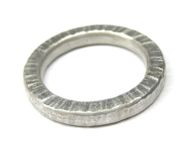 Bagues: Ring Silber Hammerschlag Gr. 54 – D'occasion à Ermatingen par Decovin 1