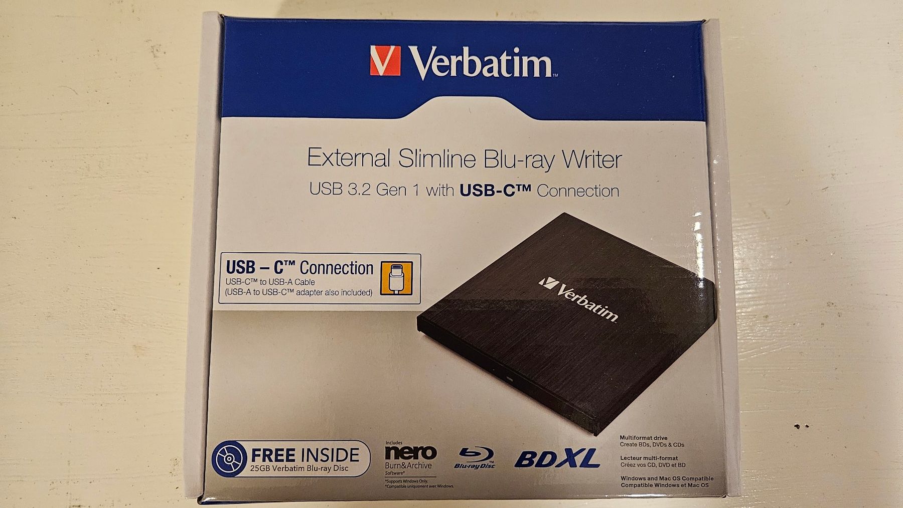 Unità & Adattatore: Vertbatim Externes USB-Bluray Laufwerk – Nuovo e nell'imballaggio originale da Männedorf venduto da egl_nfg9