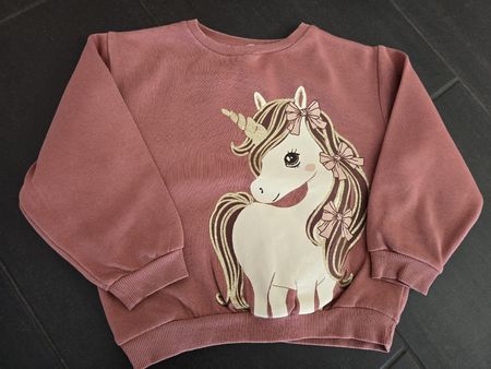 Mädchen Pullover Einhorn Grösse 110 C&A