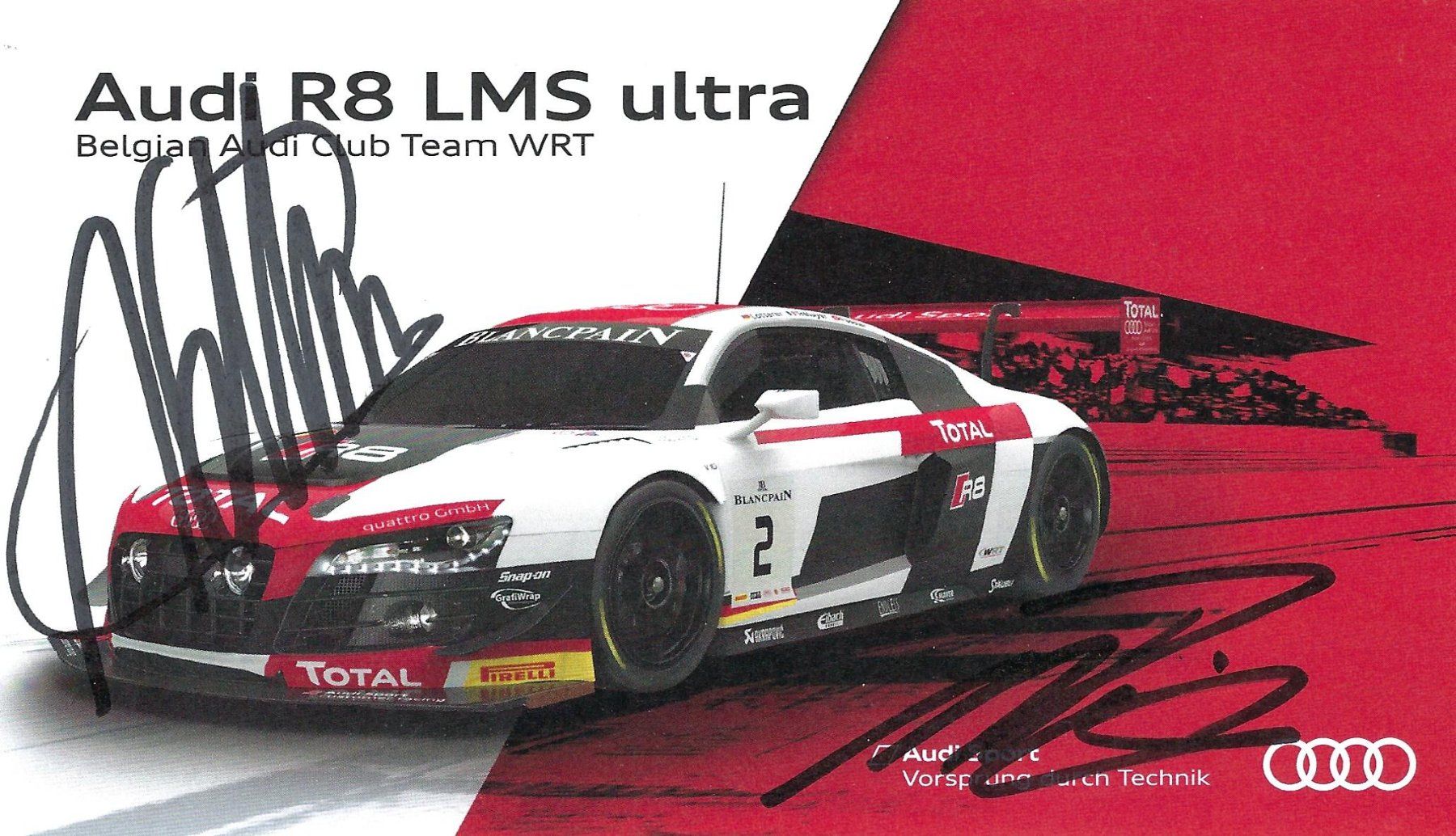 Autographes: AK; Marcel Fässler, André Lotterer, 24h Spa 2014 – D'occasion à Aarburg par Hktm