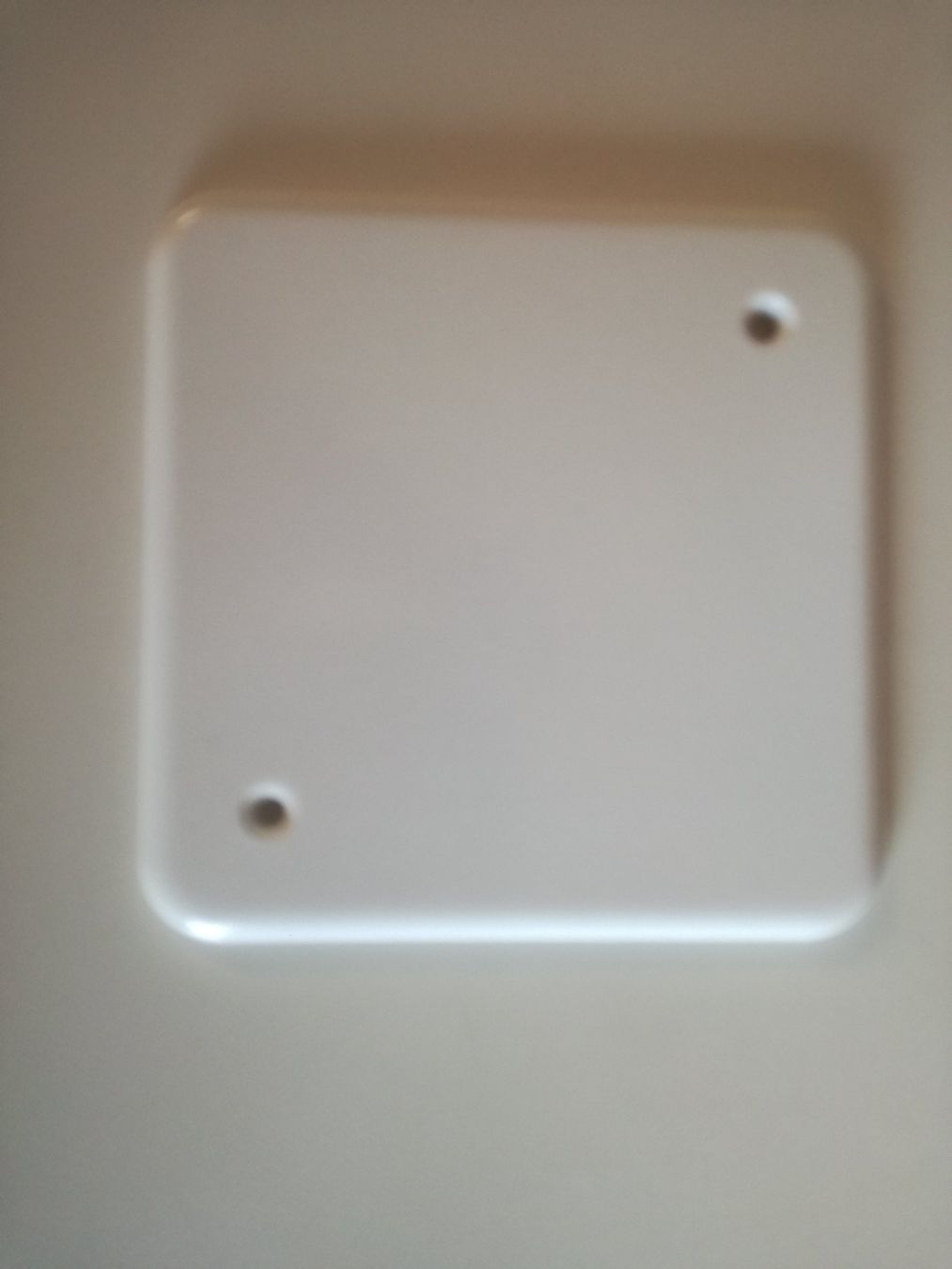 Schalter: Blindabdeckplatte STANDARDdue 1×1, weiss – Gebraucht aus Sursee von Ursus_LU