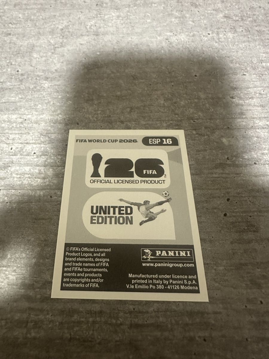 Panini Carte collezionabili: ESP 16 , FIFA WORLD CUP 2026 PANINI  – Nuovo (secondo la descrizione) da Frauenfeld venduto da 1PegPeg1 1