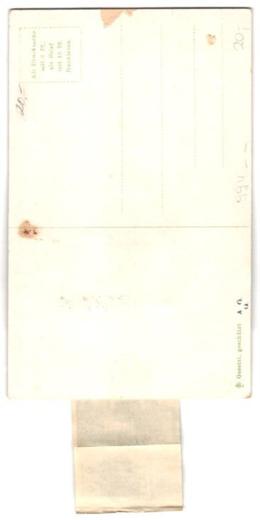 Cartoline postali: Leporello-AK Weimar, Briefträger mit An – Usato da Berlin venduto da bartko-reher 1