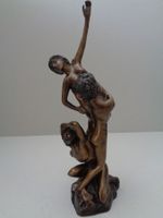Bronze - Figur Raub der Sabinerinnen signiert Carpe - Repro