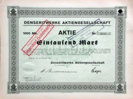 Denseritwerke AG Berlin - 1922