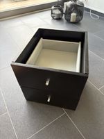 Ikea Kallax Regal mit zwei Schubladen schwarz guter Zustand