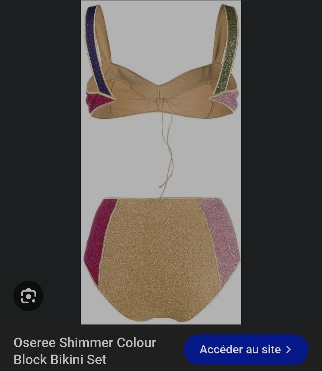 Costumi da bagno & Bikini: Bikini size L imitation Oseree patchwork vintage highwaist – Nuovo e nell'imballaggio originale da La Sarraz venduto da lupintoro 5