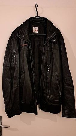 Echt Lederjacke Herren Grösse L Lammnappa