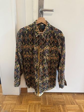 Vintage Hemd Funky Muster L