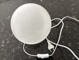 Tischlampe Glaskugel mit Schalter
