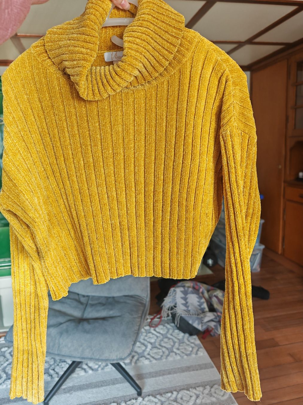 Maglioni & Felpe: kurzer Rollkragenpullover in Senfgelb Gr. S – Usato da Windlach venduto da ramona_l 2