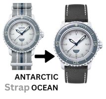 Luxury Swatch X Blancpain Strap/Armband for Antarctic Ocean