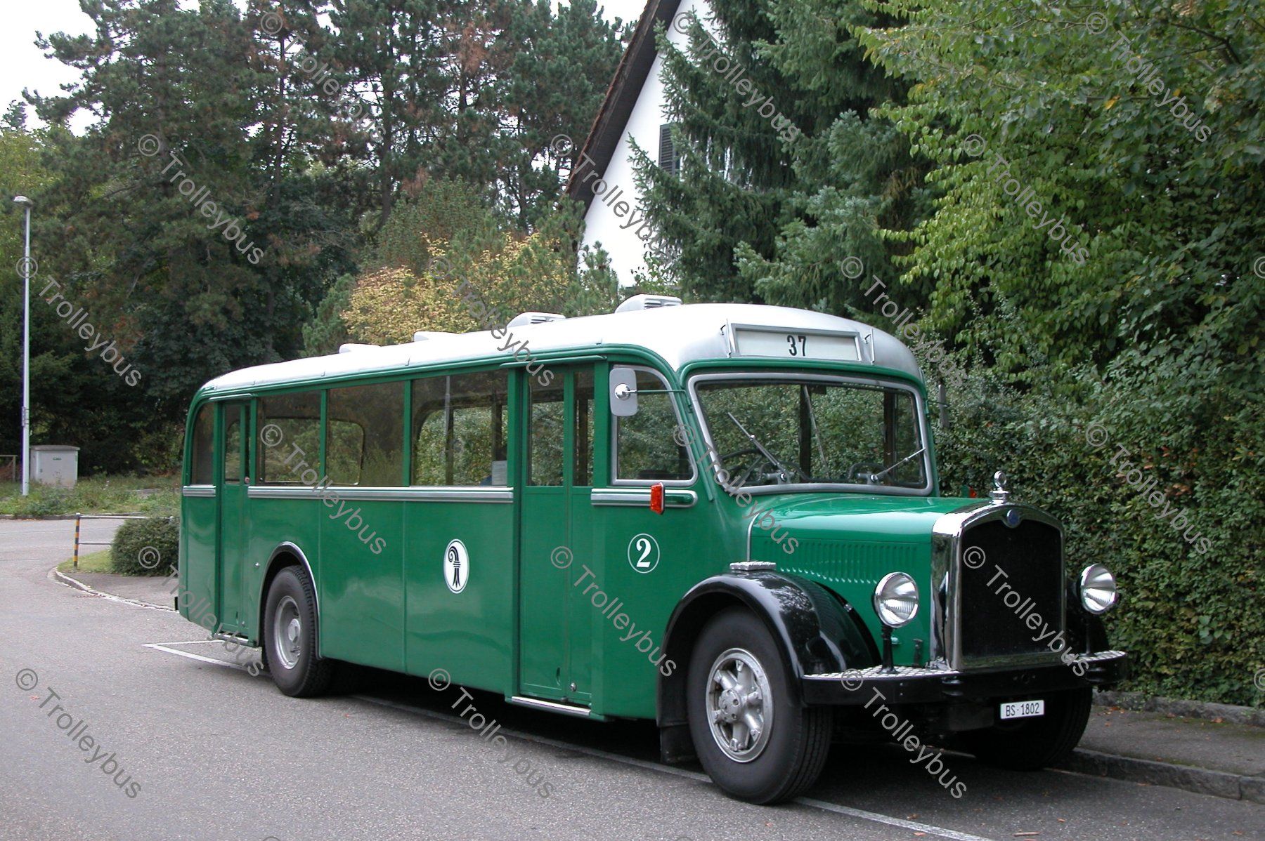 Cartoline postali: Postkarte BVB Saurer Autobus Nr. 2                    BTM045 – Nuovo (secondo la descrizione) da Bottmingen venduto da Trolleybus