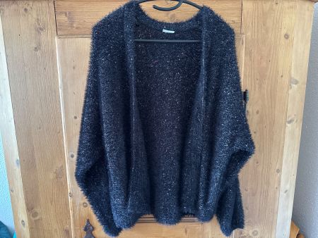 Strickjacke, s.Oliver, Gr. XS, schwarz, Glitzergarn