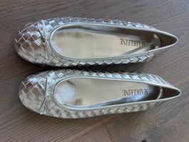 MADELEINE Ballerina silber Gr. 38 - Top Zustand