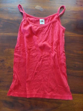 Tanktop Spaghettiträger-Top Rot Grösse S