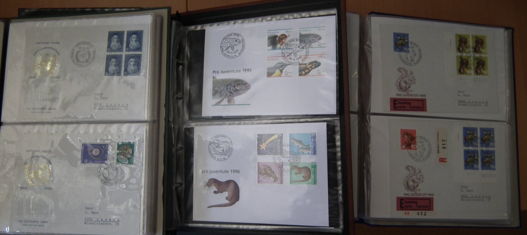 Tutti i francobolli: drei Album mit Briefe, FDC's  Diverse – Usato da Kriens venduto da WULLU99 5