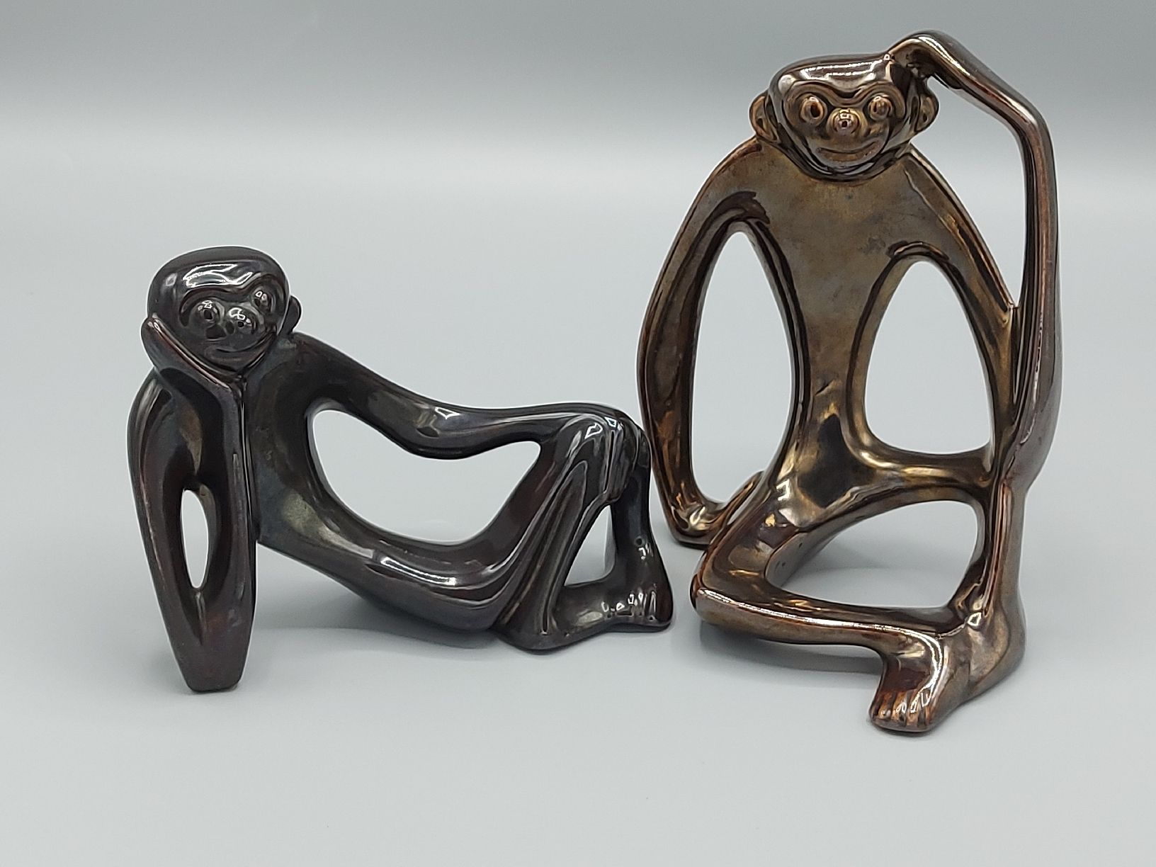 Statuette: 2 coole Affen aus Keramik – Nuovo (secondo la descrizione) da Ostermundigen venduto da son_vd9k 1
