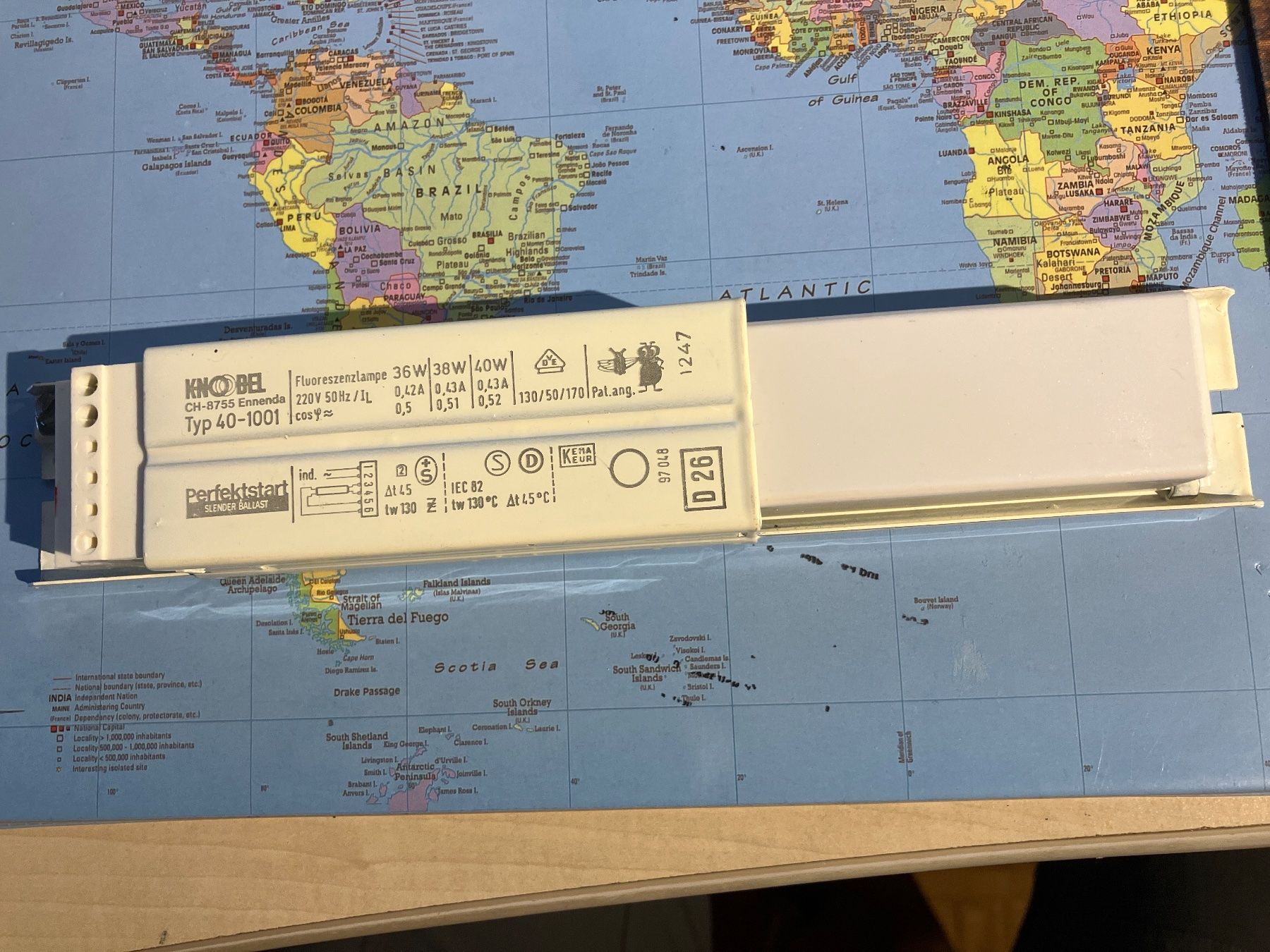 Componenti elettronici: Vorschaltgerät Fluoreszenzlampe – Nuovo (secondo la descrizione) da Cunter venduto da Bicasi58
