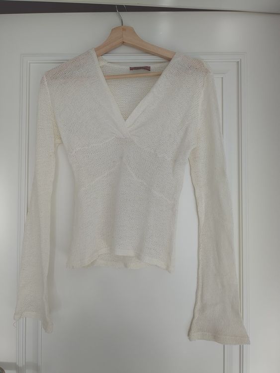 Pull Mina Rosa Neuf - Taille 48-50/52, Couleur Ivoire, Sans étiquettes